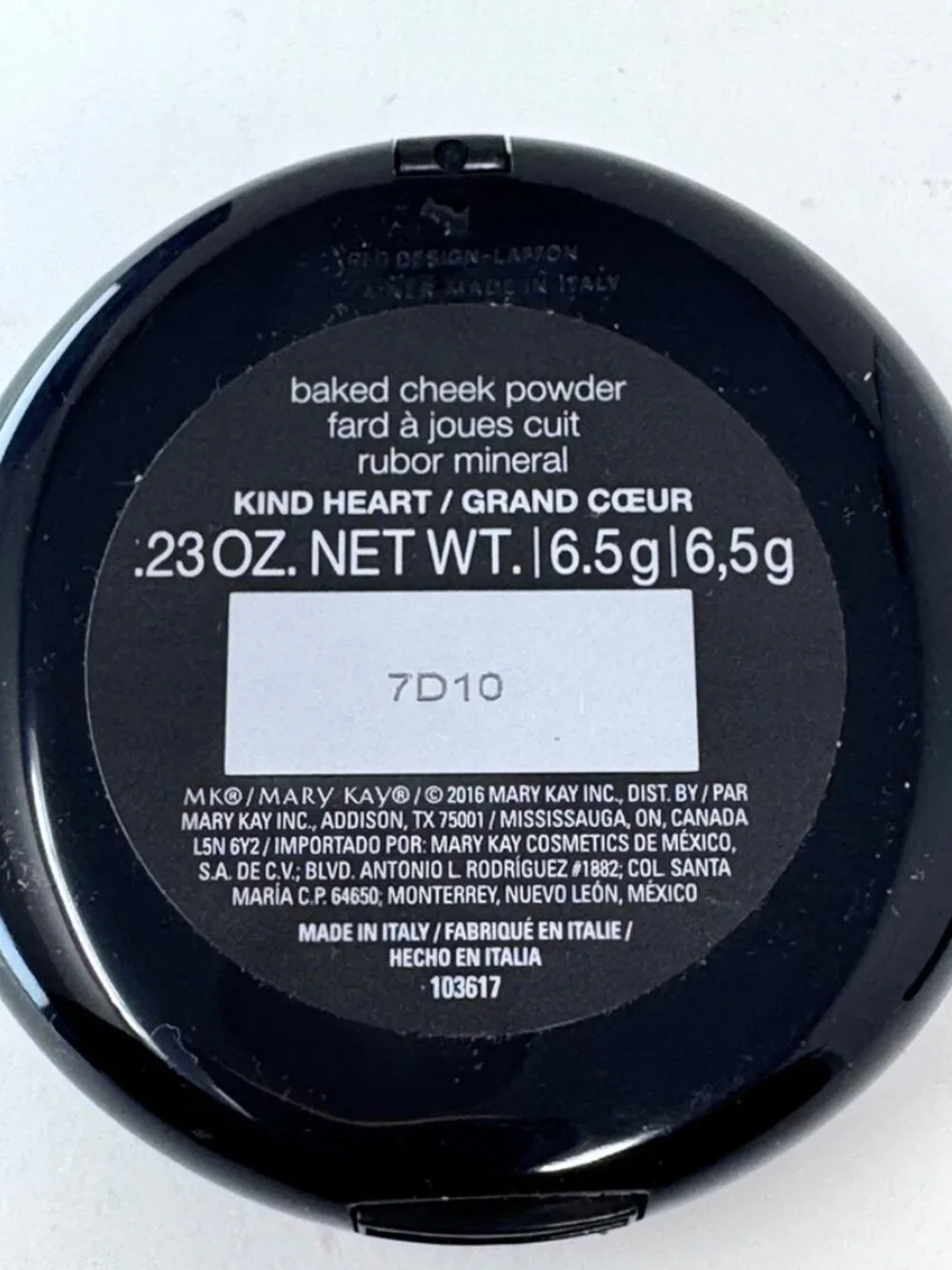 Mary Kay Baked Cheek Powder Blush - Heart Shaped KIND HEART NEW